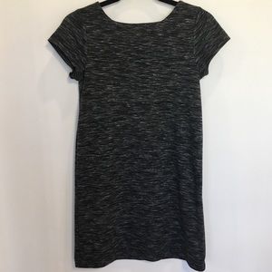 LOFT Petite Business Dress Dark Marled Grey